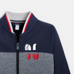 سويت شيرت تركواز بسحاب للأولاد